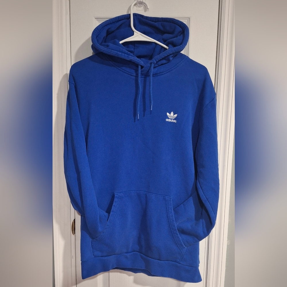 🔥Adidas Men's Blue Pullover Hoodie🔥 - Picture 5 of 7
